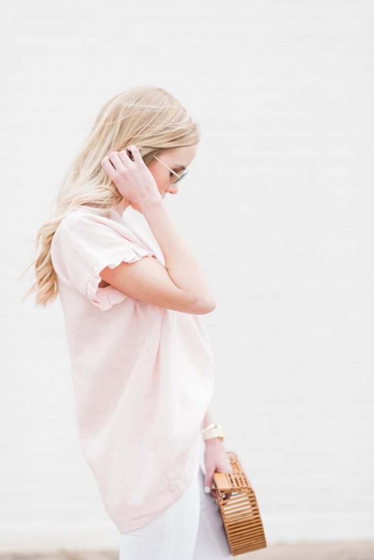 Ruffles & White Denim